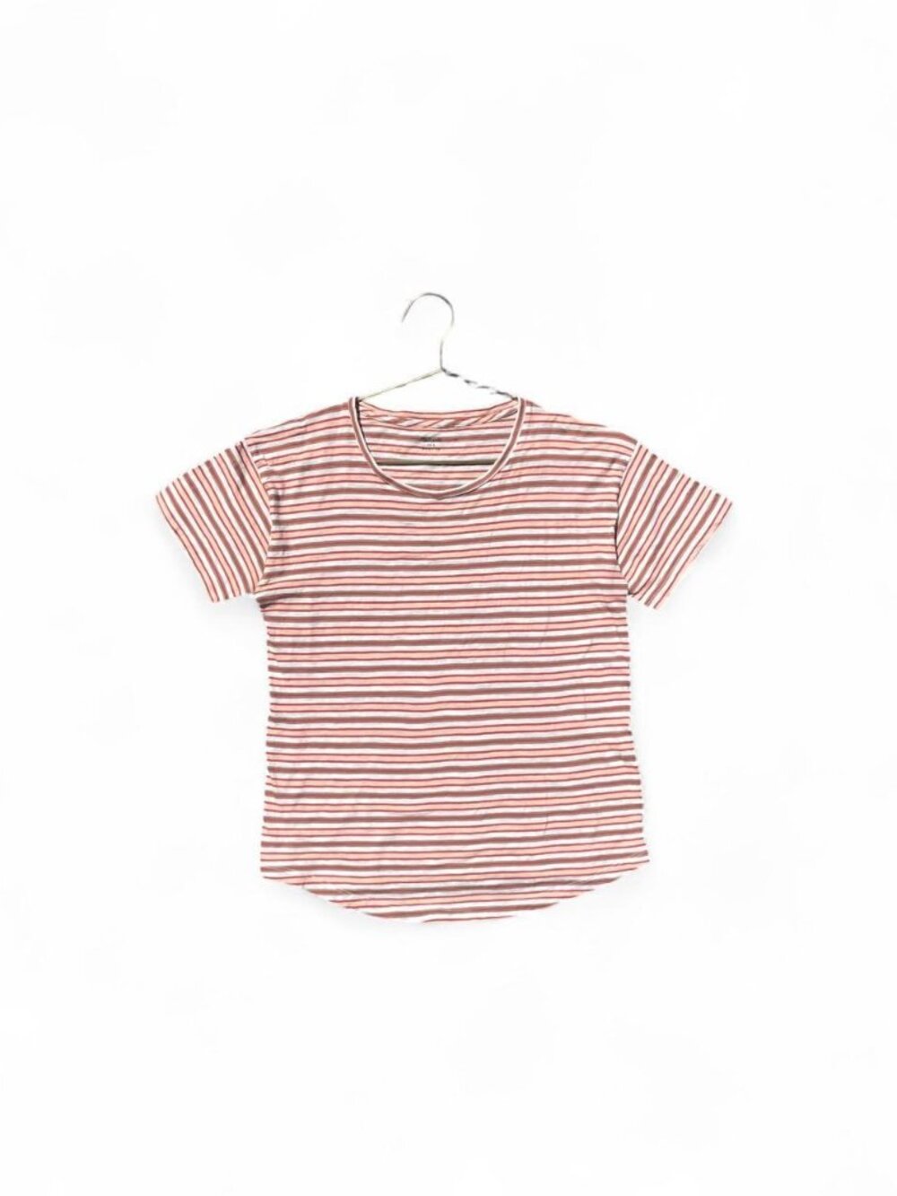 Madewell Multicolor Striped Short Sleeve T-Shirt Casual Summer Tee Size S